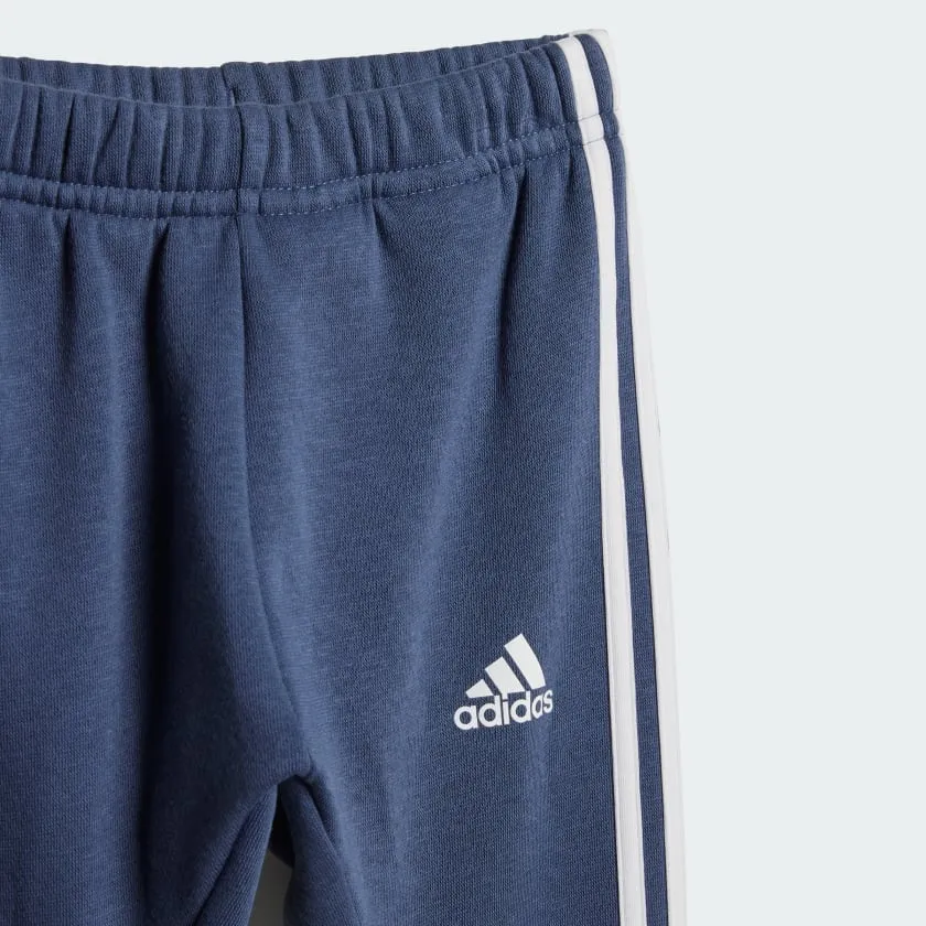 ADIDAS INFANTS BADGE OF SPORT LOGO BLUE JOGGER SET