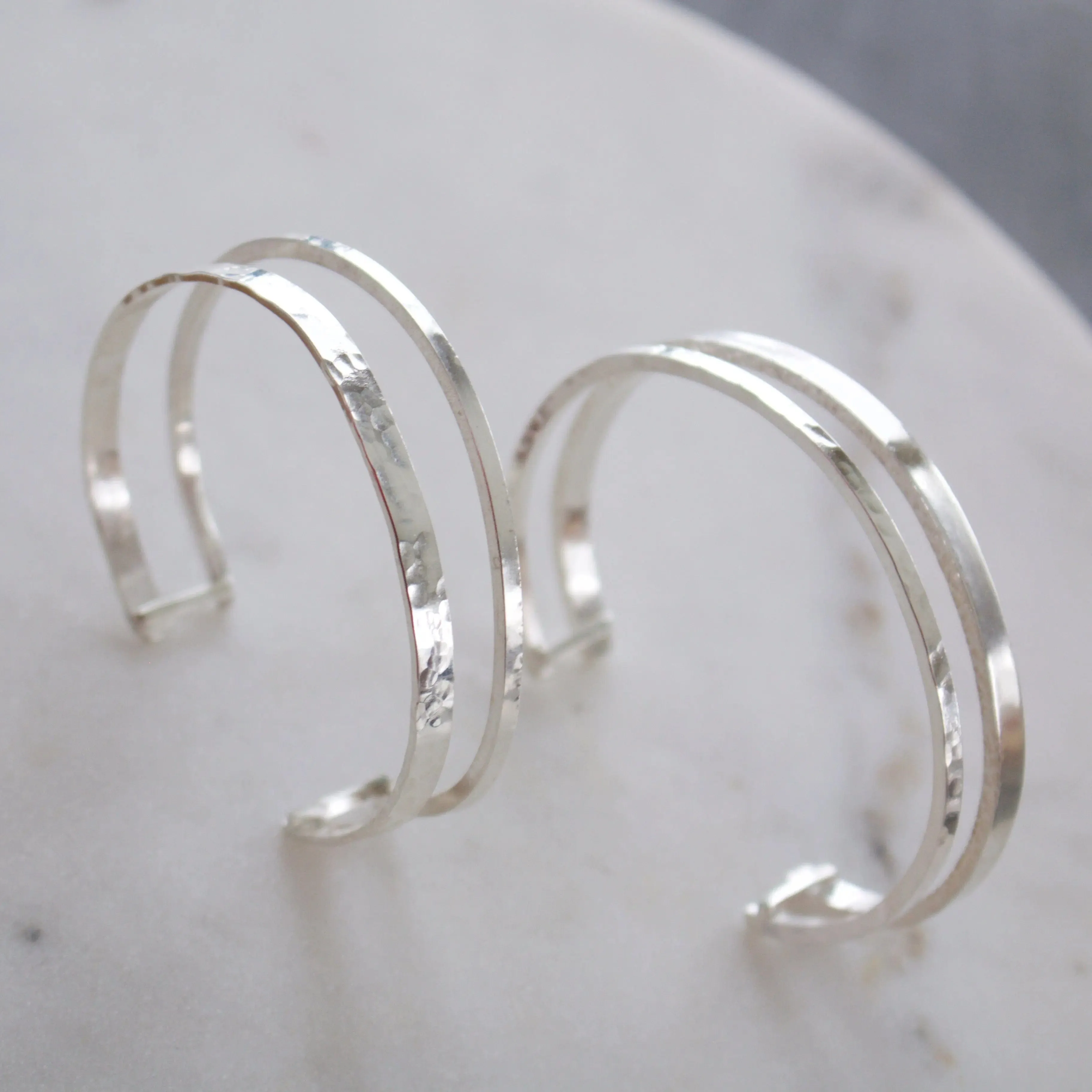 Aligned Double Cuff Bracelet
