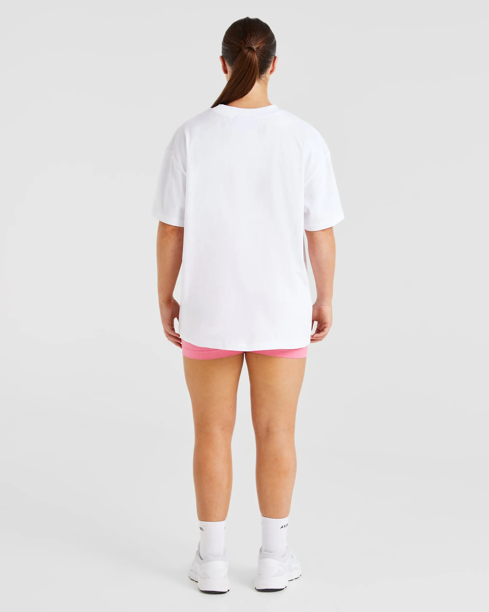 AYBL Cosmic Oversized T Shirt - White