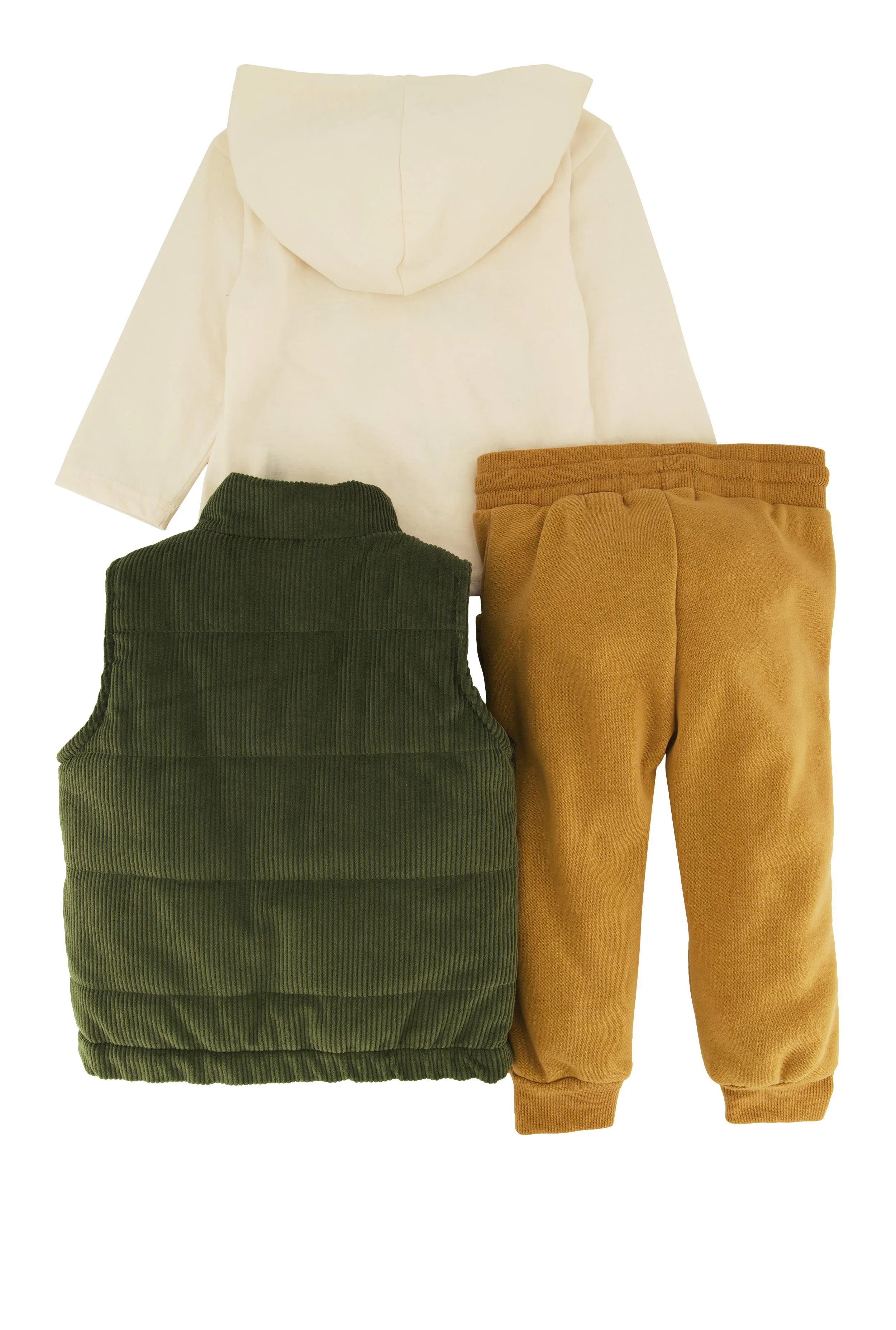 Baby Boys 12-24M Graphic Hoodie and Vest with Joggers