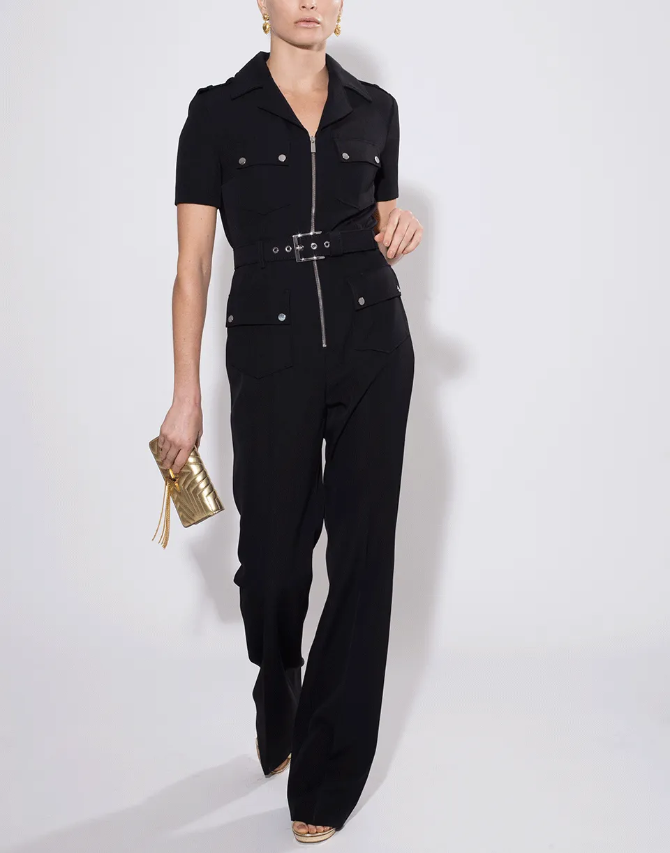Belted Utility Jumpsuit