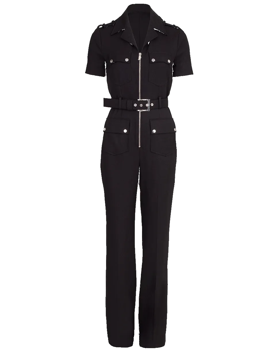 Belted Utility Jumpsuit