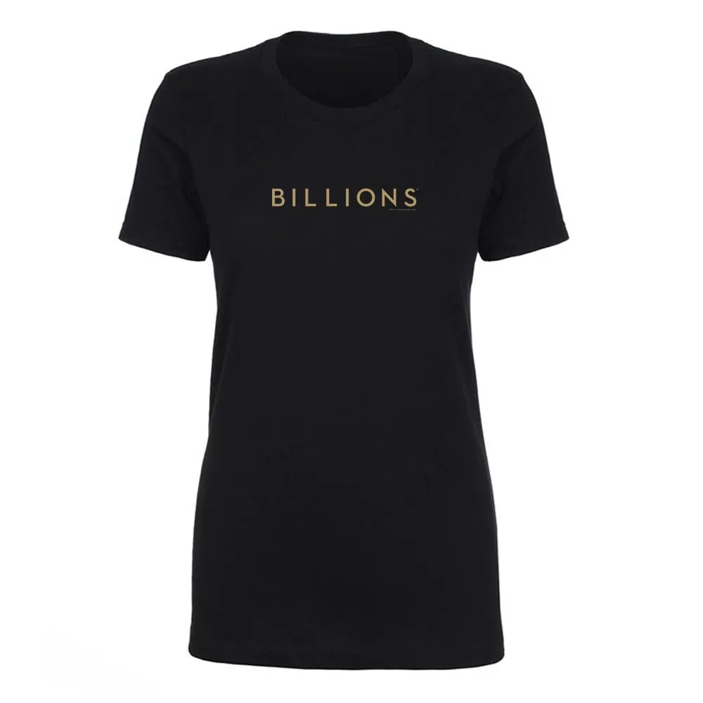 Billions Gold Logo Women's Short Sleeve T-Shirt