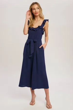 Bluivy - FRILL WIDE LEG JUMPSUIT