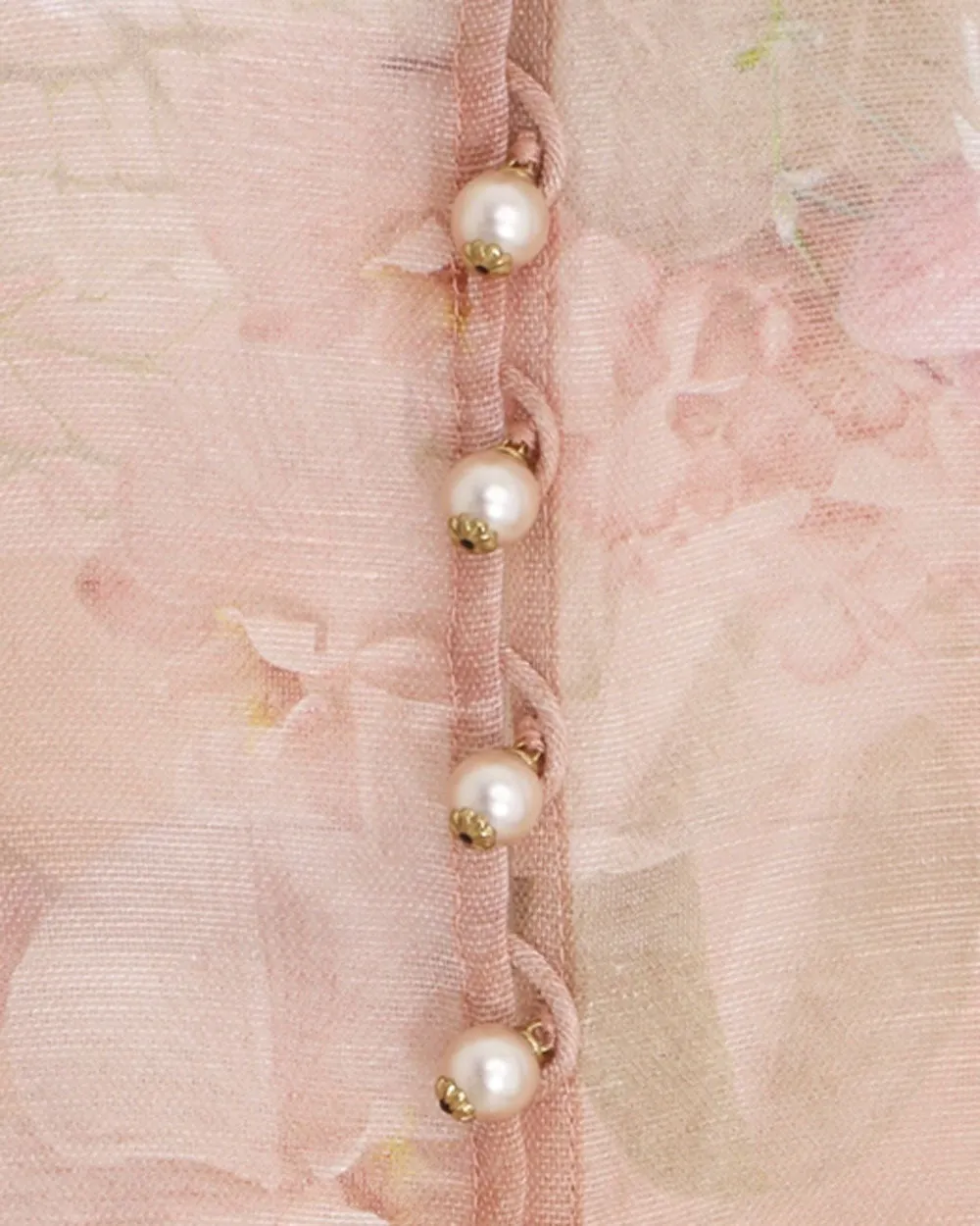 Blush Garden Dancer Floral Blouse