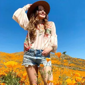 Boho Vibes Puff Sleeve Top