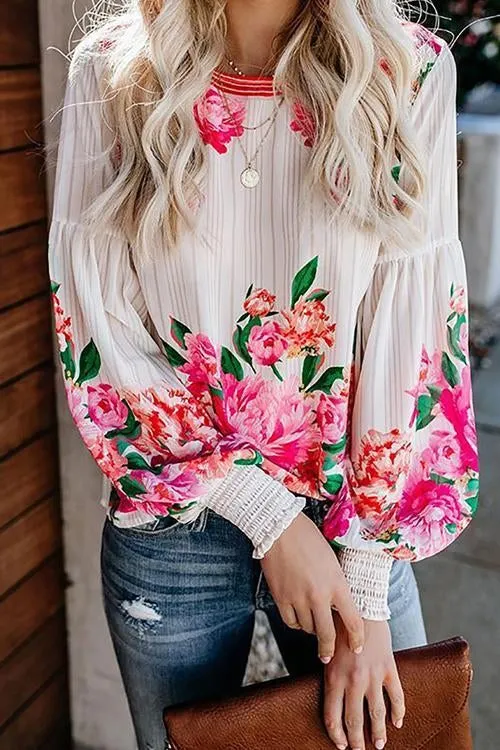 Boho Vibes Puff Sleeve Top