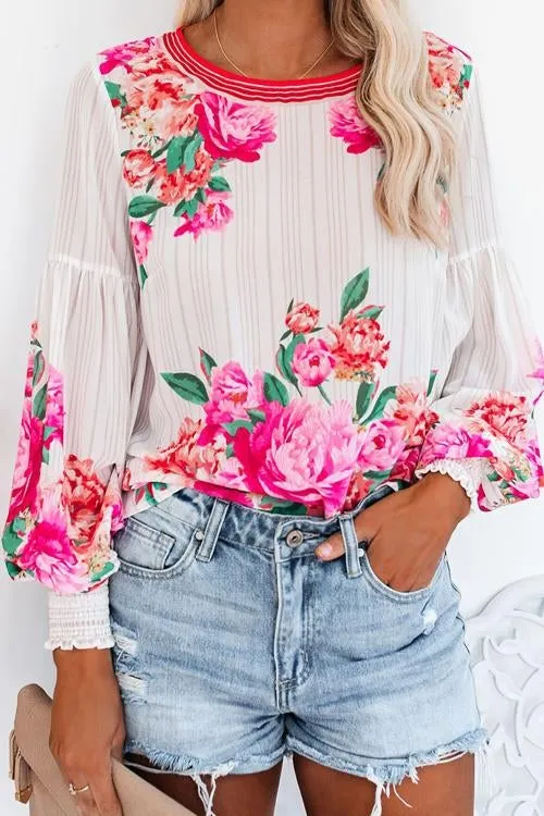 Boho Vibes Puff Sleeve Top