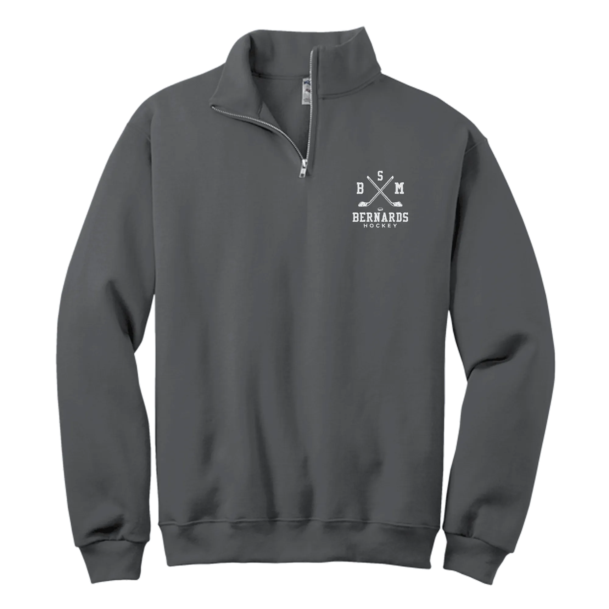 BSM Bernards NuBlend 1/4-Zip Cadet Collar Sweatshirt
