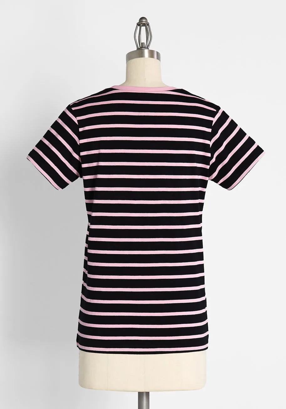 Chomping Your Style Graphic Pocket Tee