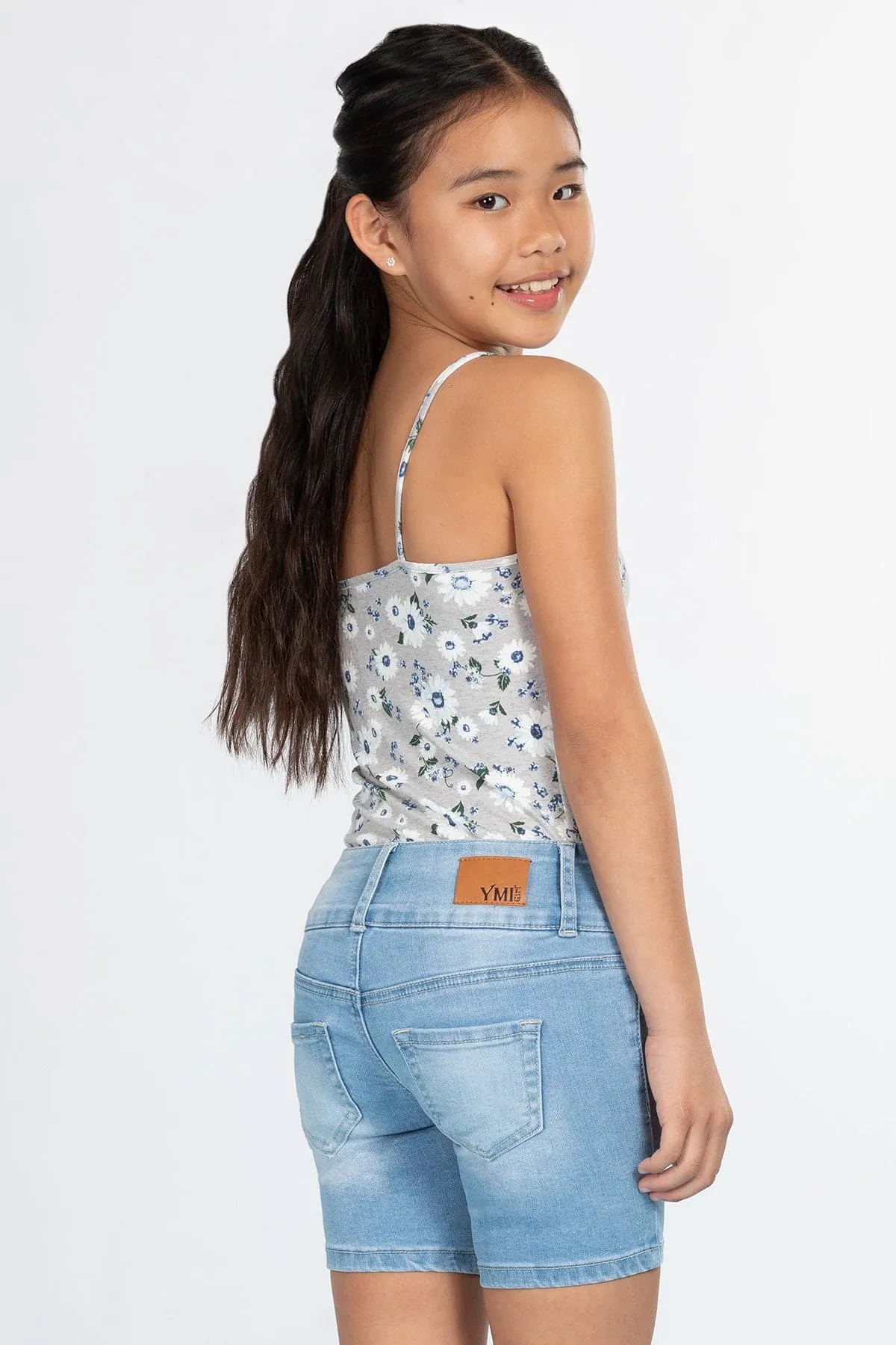 Girls 3 Button Essential Bermuda