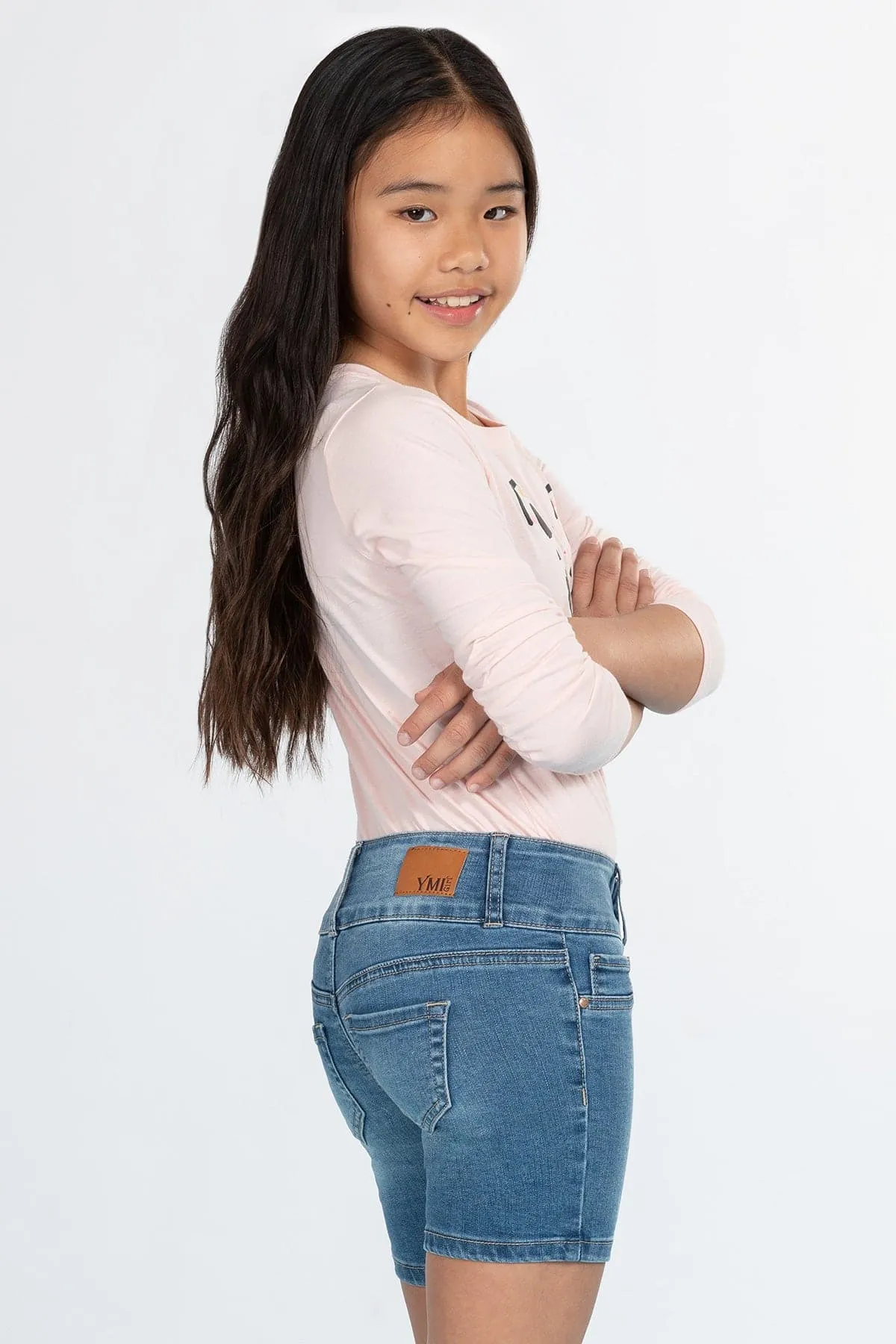 Girls 3 Button Essential Bermuda