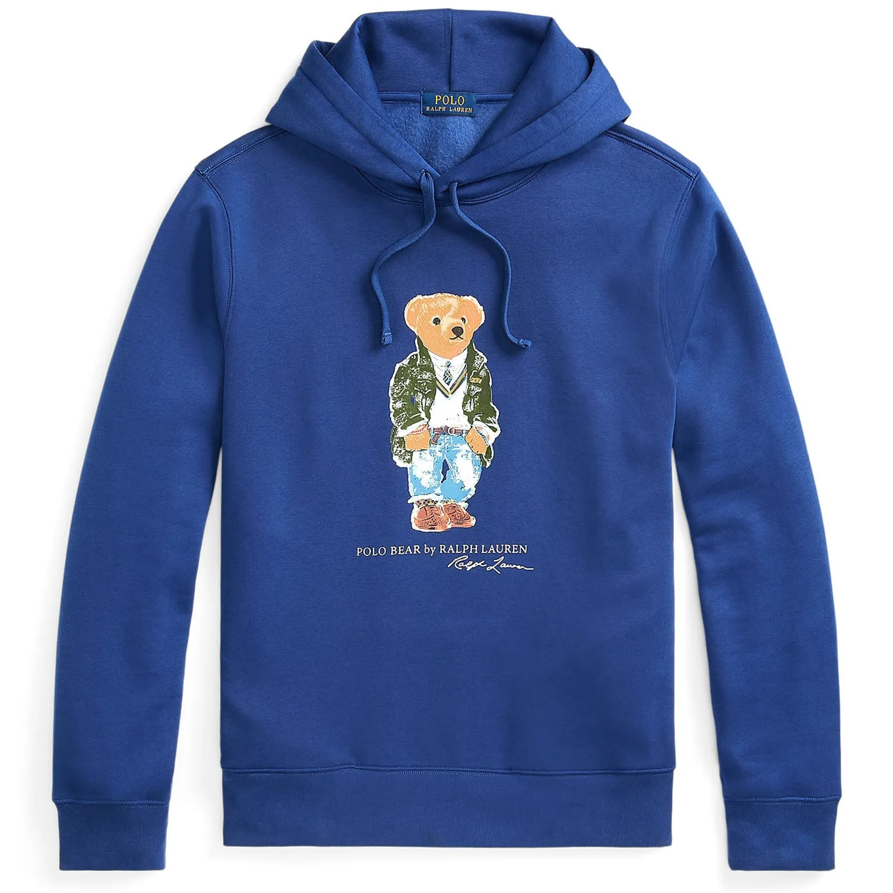 Heritage Bear Knitted Hoodie Beach Royal - SS24