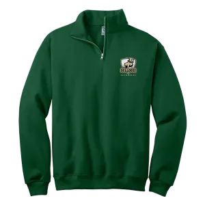 HVM Bulldogs NuBlend 1/4-Zip Cadet Collar Sweatshirt