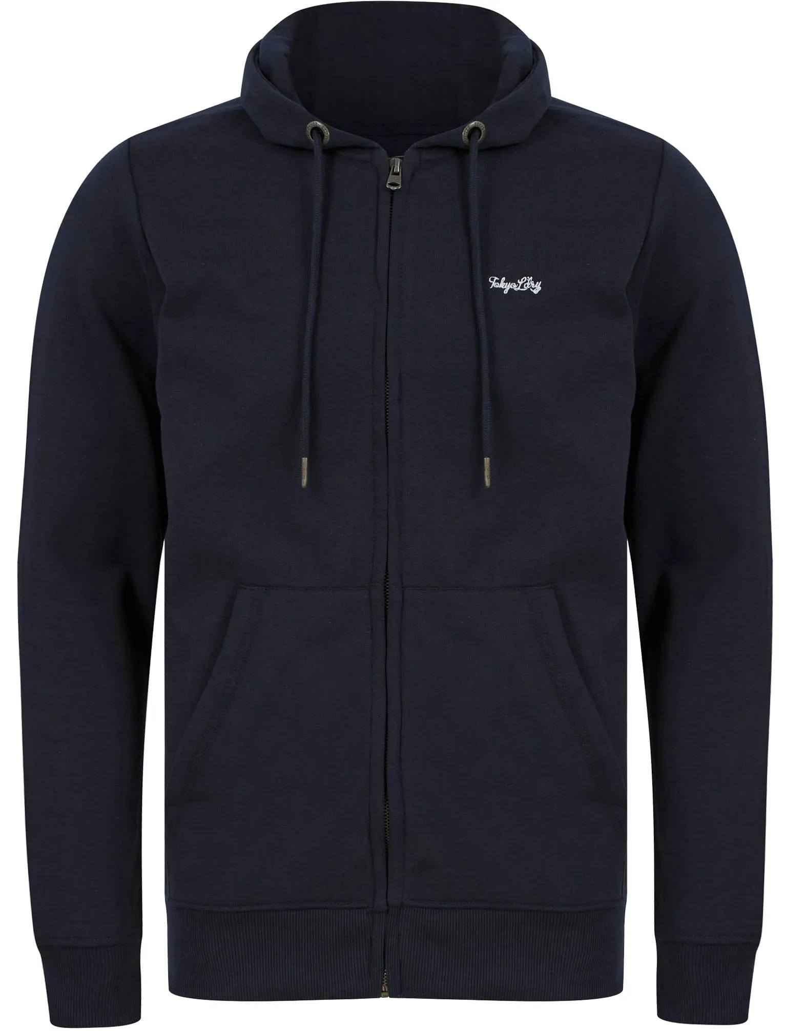 Invex 2pc Hoody & Jogger Brushback Fleece Tracksuit Co-ord Set in Sky Captain Navy - Tokyo Laundry