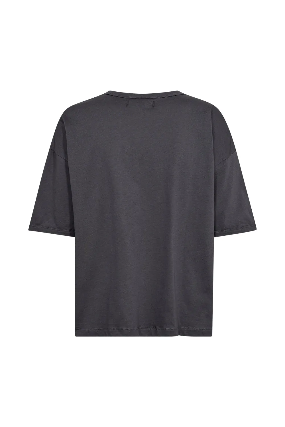 IVY-Campus Glitter Tee - Silver Grey