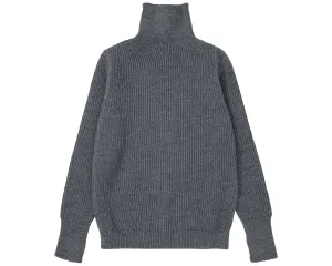 Navy Turtleneck Grey
