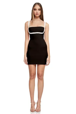 Nookie - Nouveau Mini - Scuba Crepe Cocktail Dress with Pearl Details