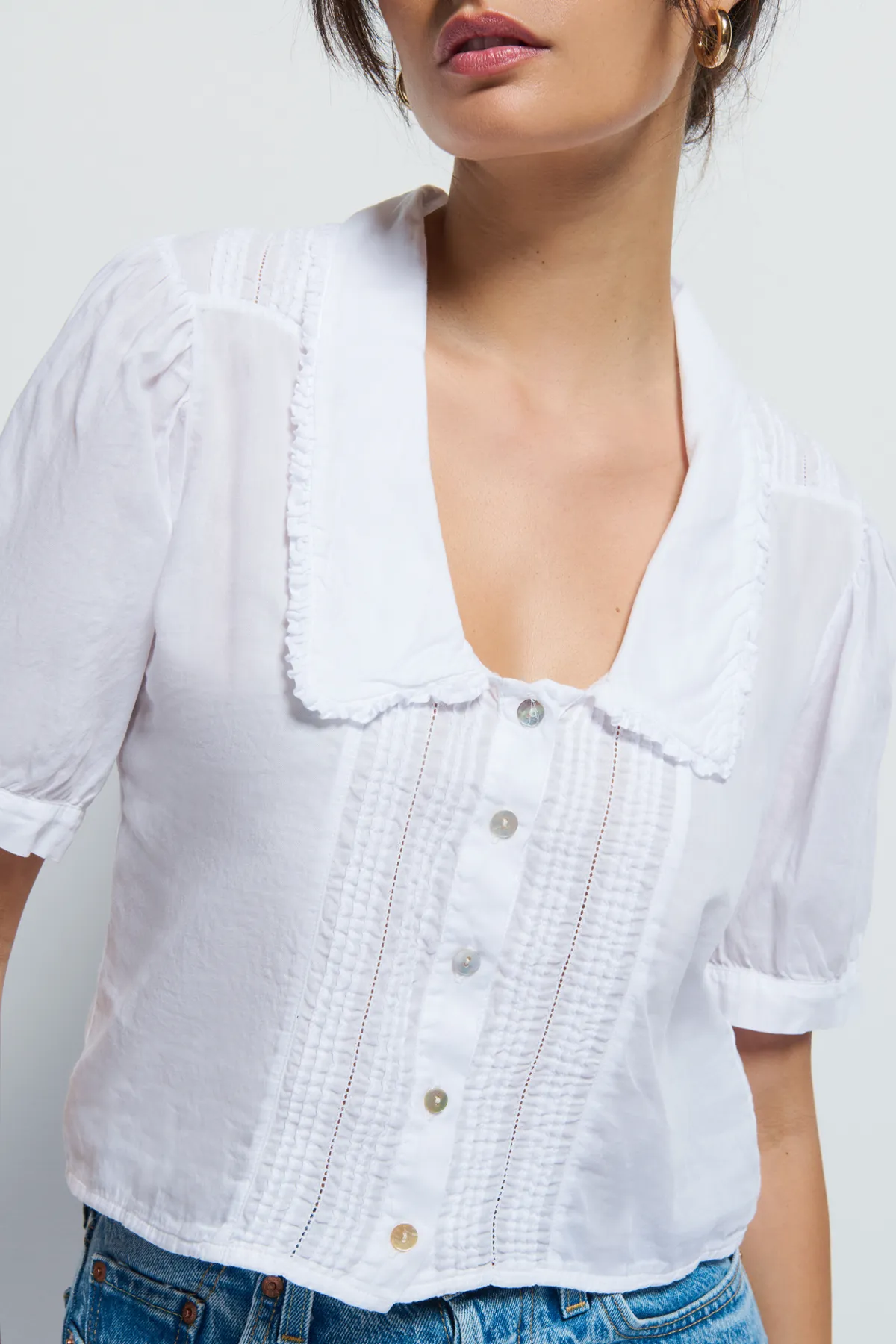 Pia Pintuck Blouse