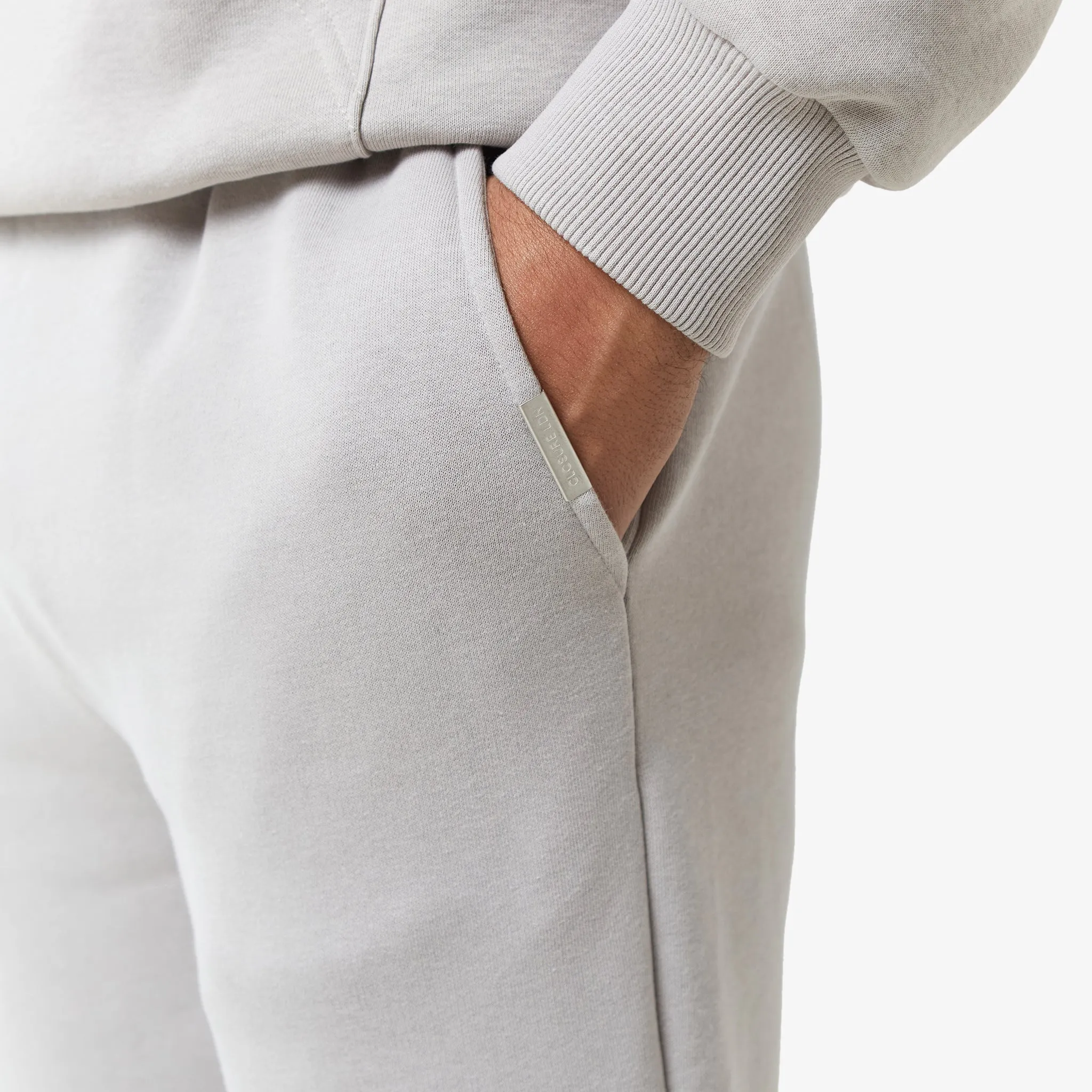 Relaxed Fit Open Hem Tracksuit | Stone