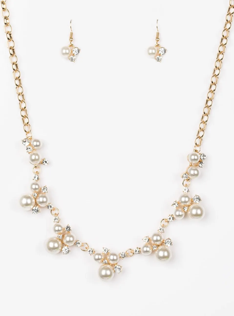 Toast To Perfection Gold Necklace Set