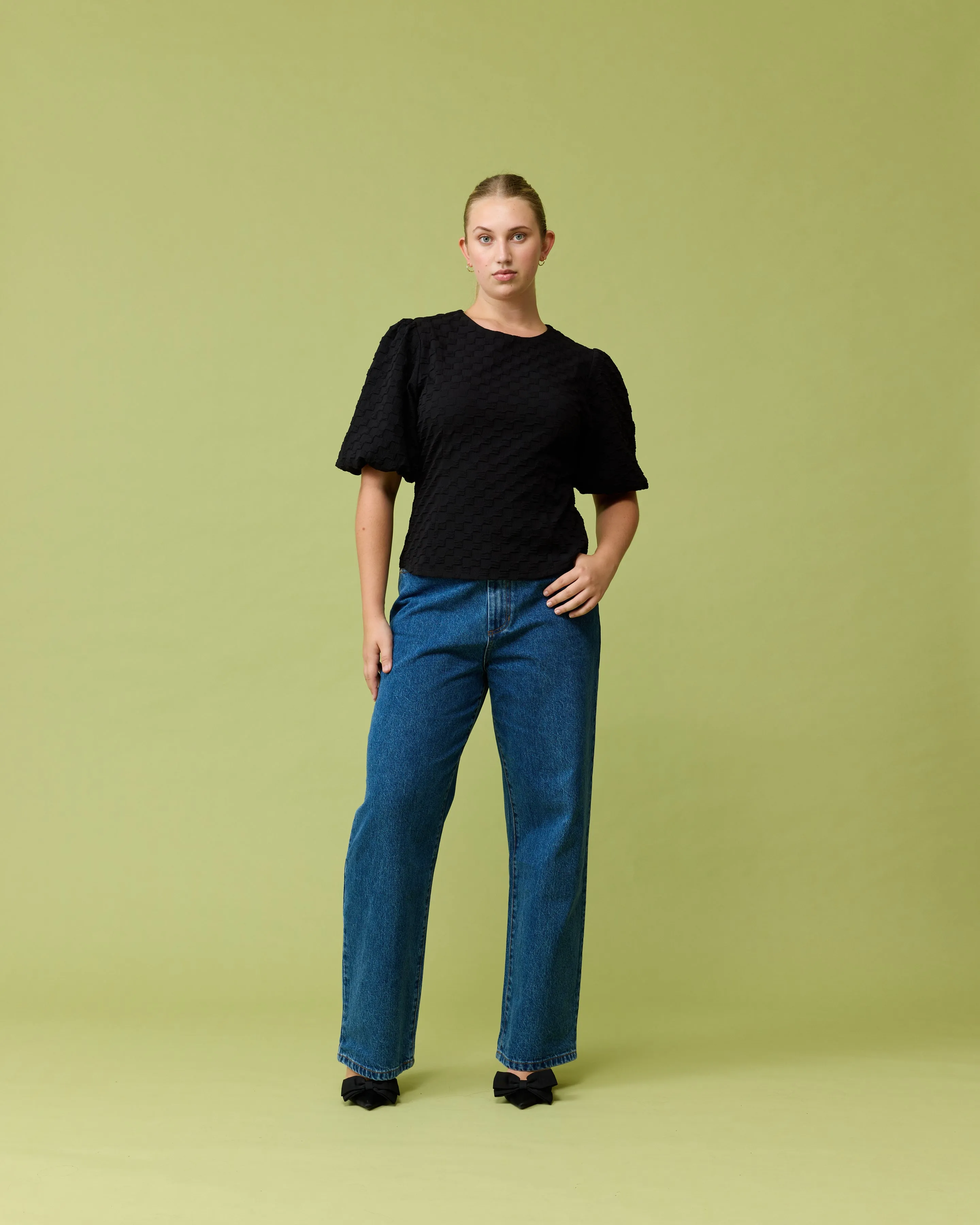TULIP TOP BLACK