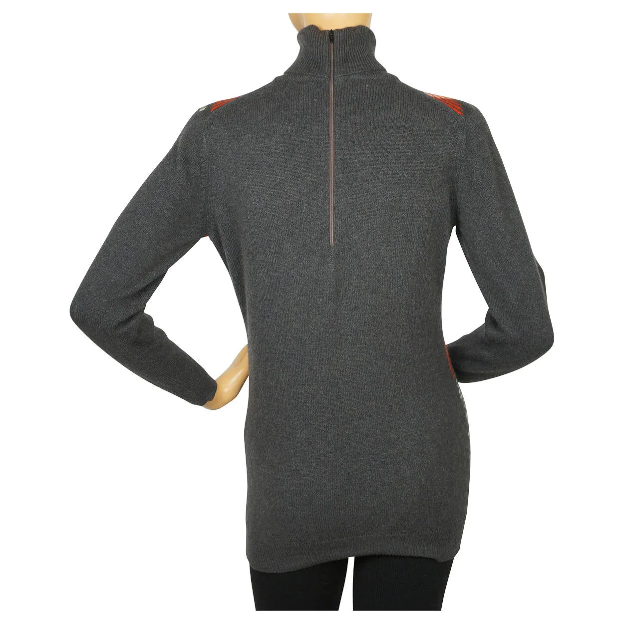 Vintage 1970s Ballantyne Scottish Cashmere Sweater Argyle Pullover Turtleneck M